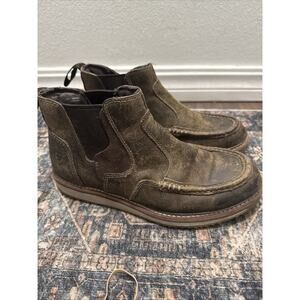 Ariat Booker Ultra Boot Distressed Tan Mens Size 7.5 D Brown Leather Wore Once